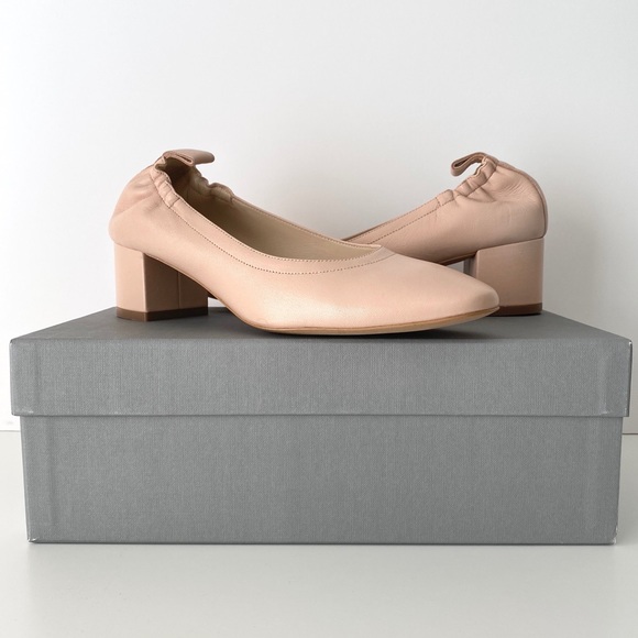 everlane day heel rose tan